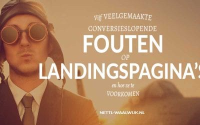 5 Veelgemaakte fouten op landingspagina’s