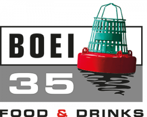 Het logo van BOEI35 in Heusden